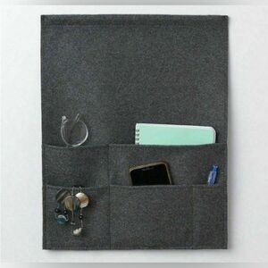 New NWT Dark Grey Over Couch/Bed Organizer